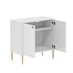 preview thumbnail 19 of 23, Clihome 2 Door Locker Accent Cabinet Sideboard Buffet