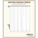 preview thumbnail 3 of 5, Brooklyn Loom Flax Linen Shower Curtain