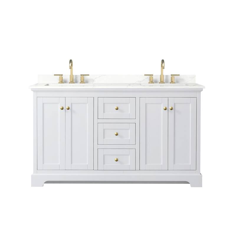 Wyndham Collection WCV232360D-QTZ-US3MXX Avery 60" Free Standing