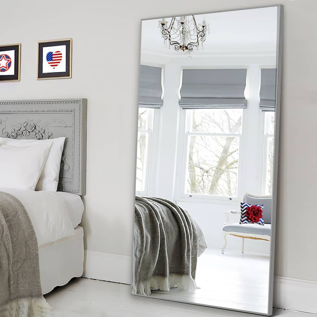 Modern Glam Large Full-length Floor Wall Mirror