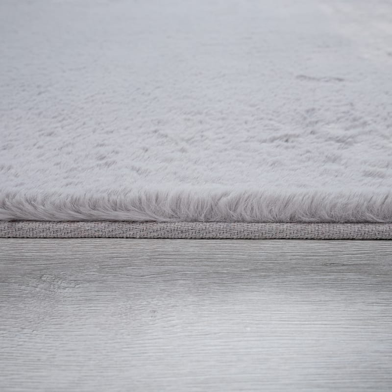 Solid High Pile Area Rug Cosy Luxurious Touch Super Soft