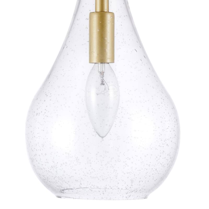 CO-Z Vintage Semi Flush Mount Ceiling Light Fixture - Gold