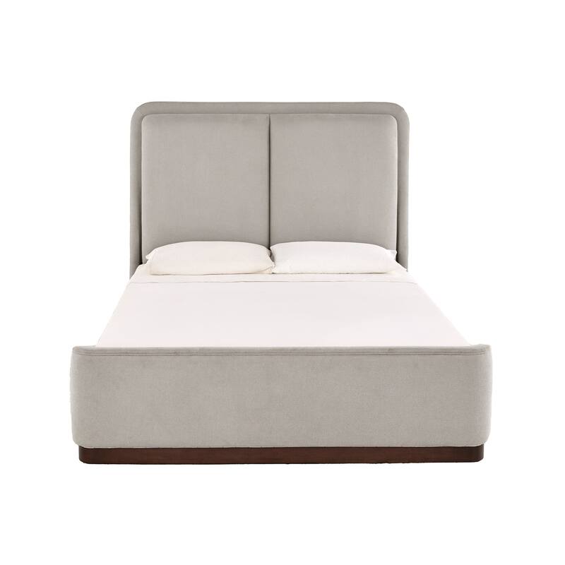 Noe Fabric Upholstered LED Platform Bed by iNSPIRE Q Modern