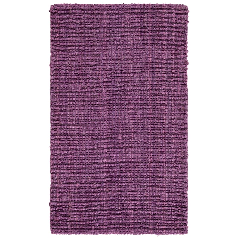 SAFAVIEH Jerneja Handmade Solid Chunky Jute Area Rug