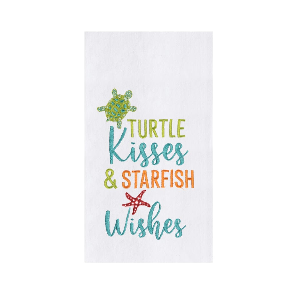 Turtle Kisses & Starfish Wishes Kitchen Towel