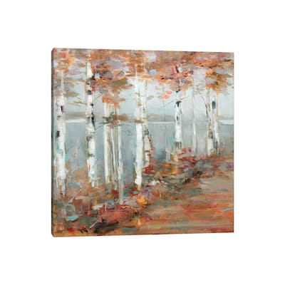iCanvas "Birch Walk I" by Sally Swatland Canvas Print
