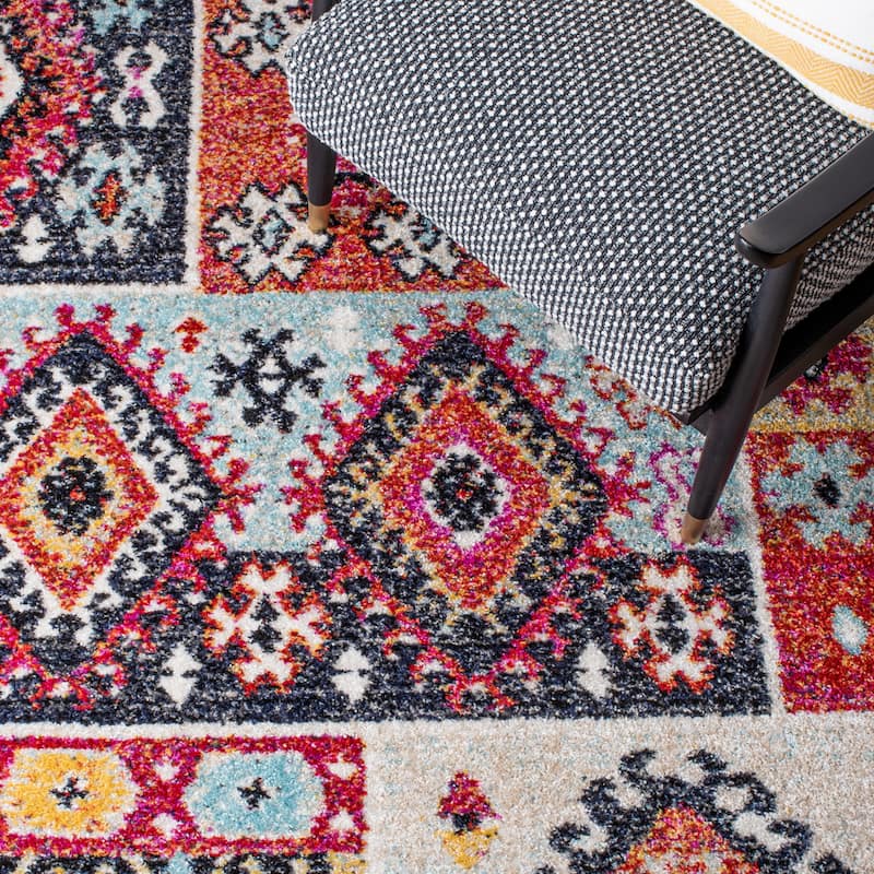 SAFAVIEH Adirondack Hayriye Moroccan Boho Tribal Rug - 5'1" x 7'6"
