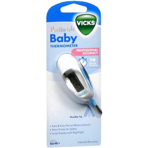 Shop Vicks Baby Rectal Thermometer V934 1 Each Overstock 11728656