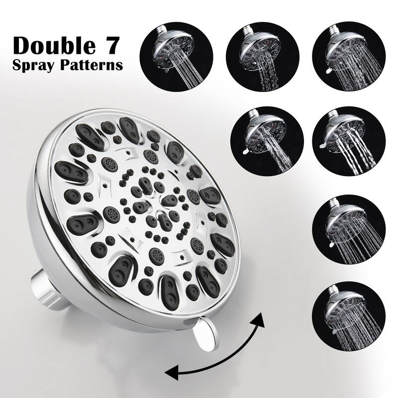 Dual Shower System with Handheld 7-Spray