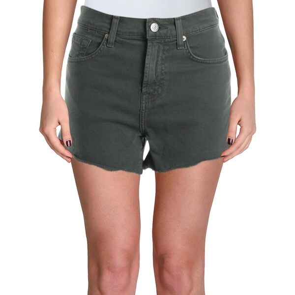 7 for all mankind black shorts