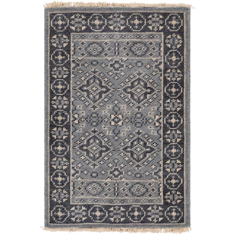 Hand-Knotted Orford Wool Area Rug