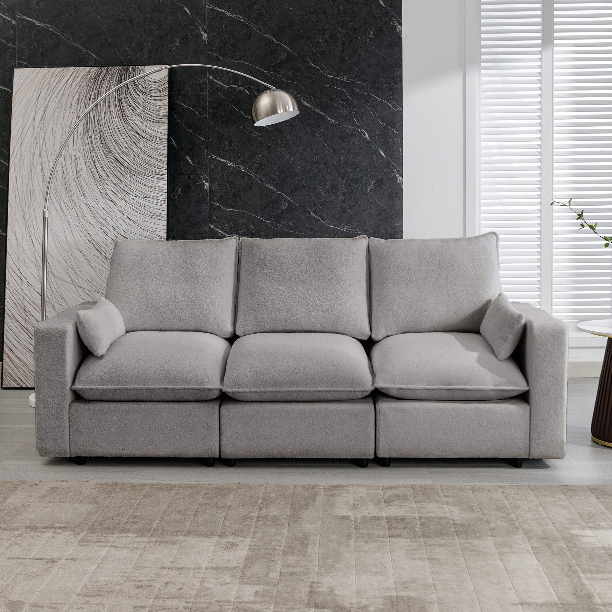 Couch with removable cushions on sale