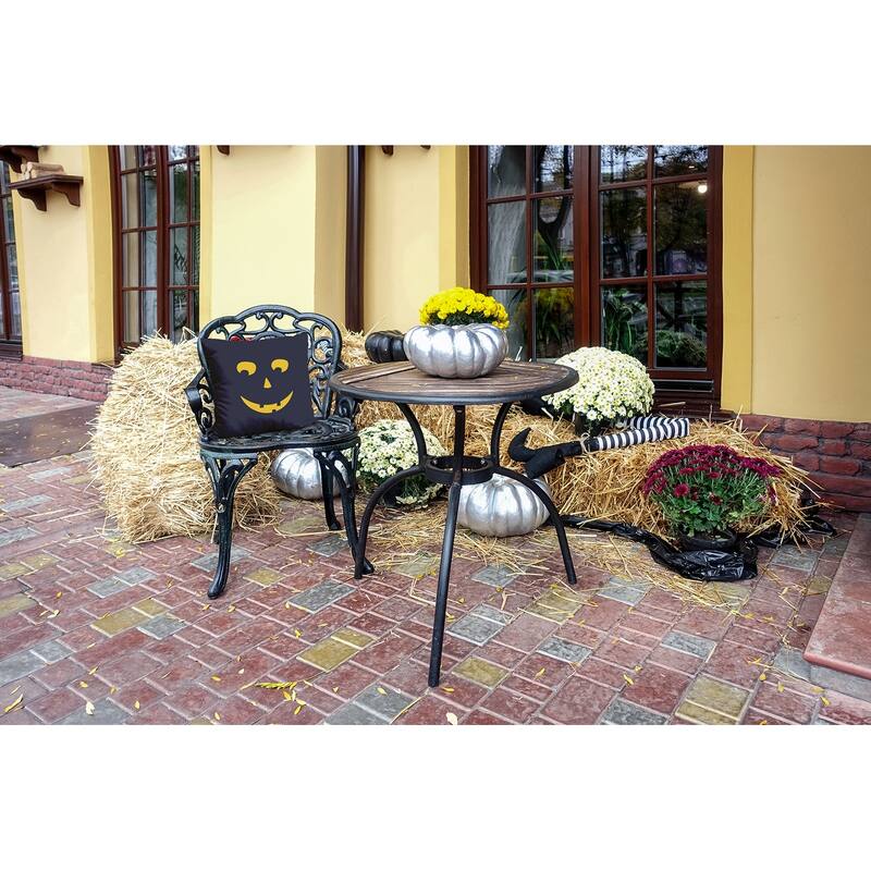 Halloween JackoLanternRight Indoor/Outdoor Throw Pillow