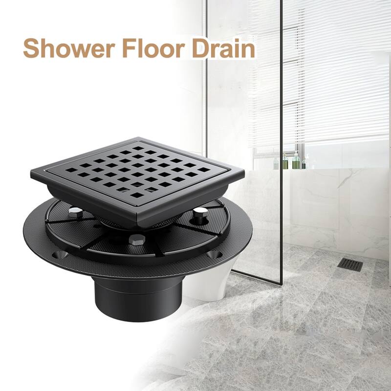 6" Square Shower Floor Drain