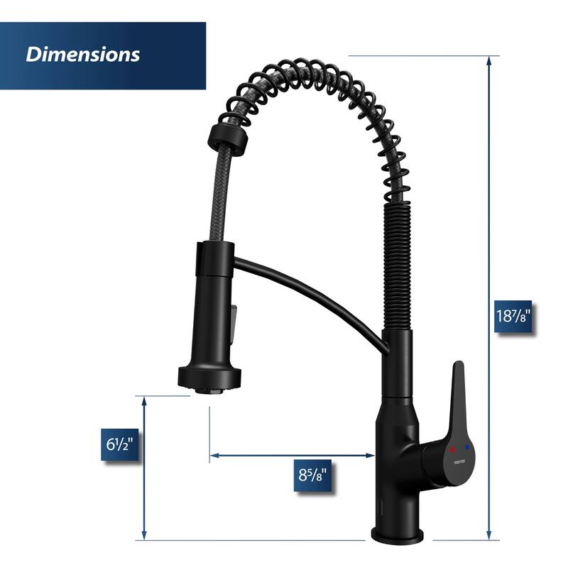 Karran Scottsdale Touchless Single-Handle Pull-Down Sprayer Kitchen Faucet