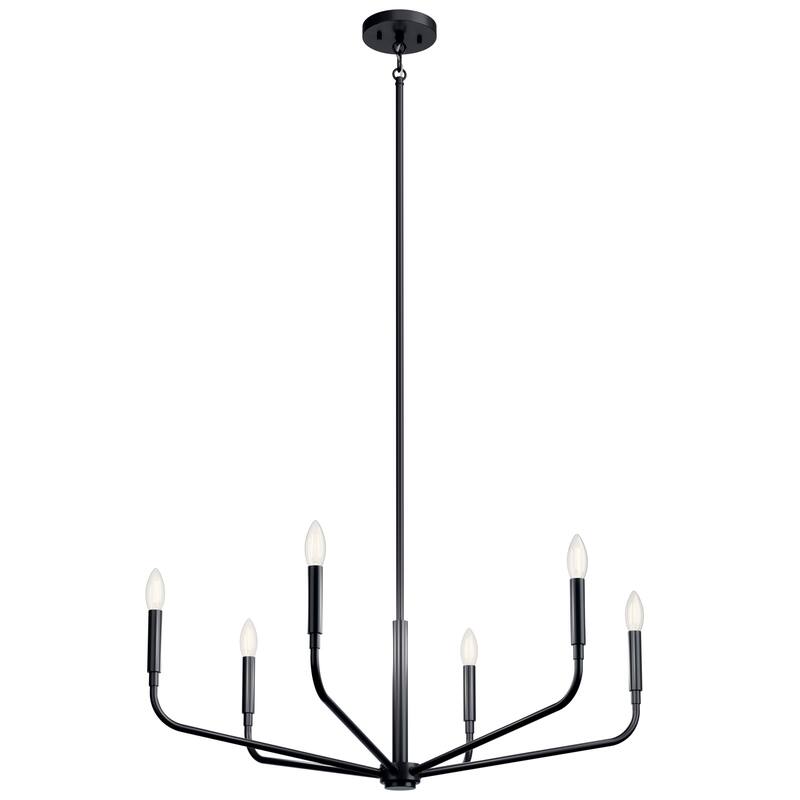 Kichler Lighting Madden Candle Chandelier - 32" - Black