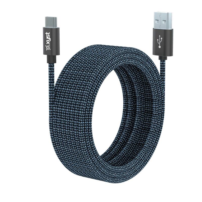 Xyst Charge and Sync USB to USB-C Braided Cable 10Ft