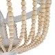 preview thumbnail 18 of 16, Vintage Farmhouse 3 - Light 17" Wood Beaded Semi Flush Mount Lighting