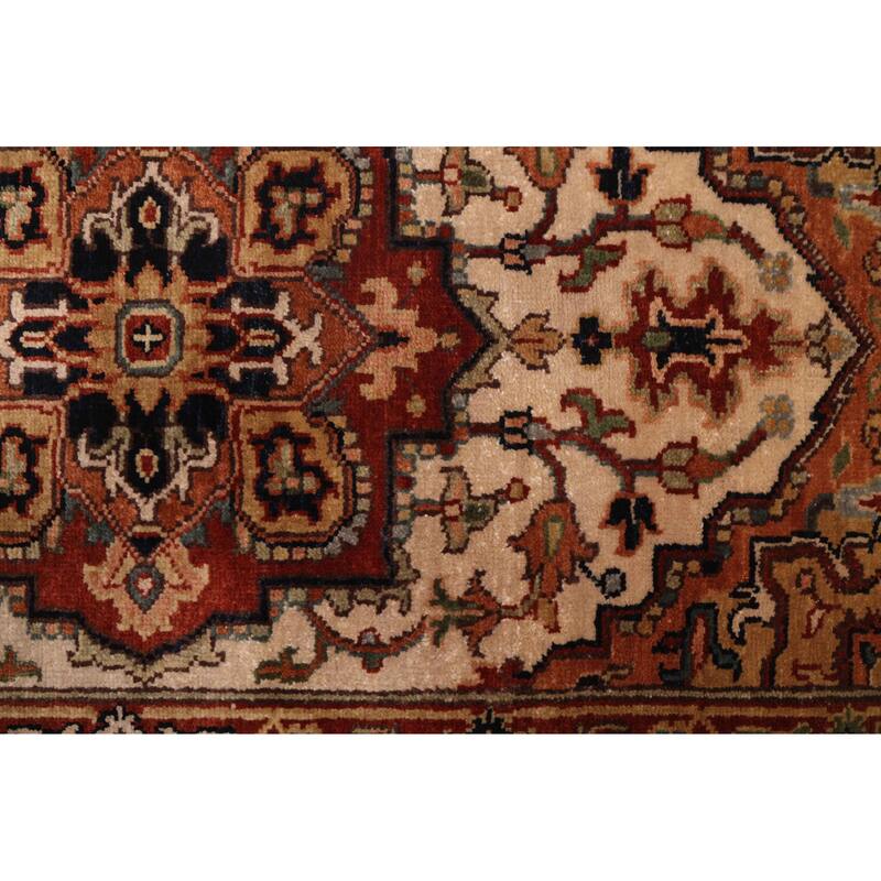 ECARPETGALLERY Hand-knotted Jules Sultane Ivory Wool Rug - 2'7 x 11'10