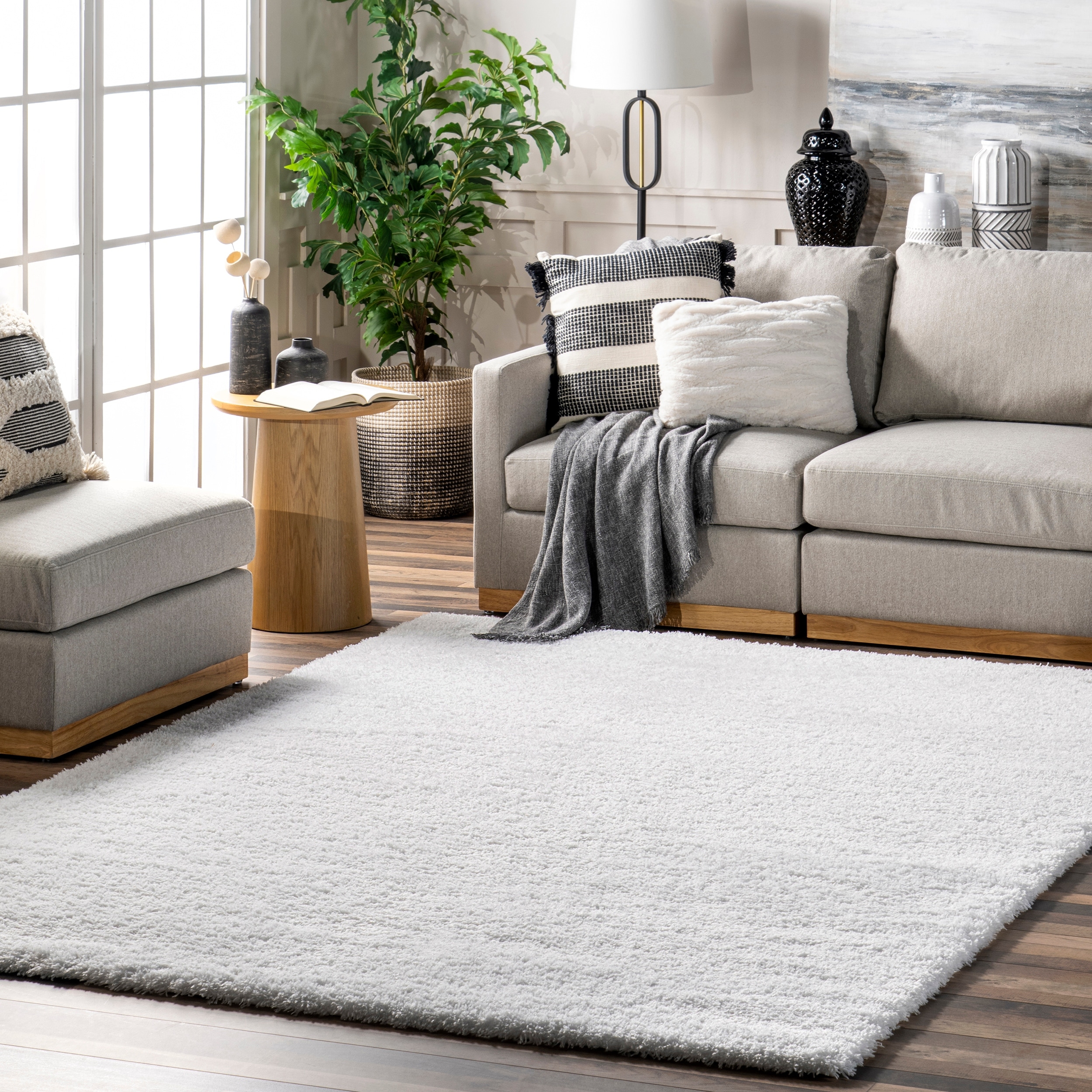 Nuloom Gynel Contemporary Shag Area Rug