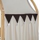 preview thumbnail 8 of 28, Wooden Twin Size Bed With Arched Roof and 2 Drawers