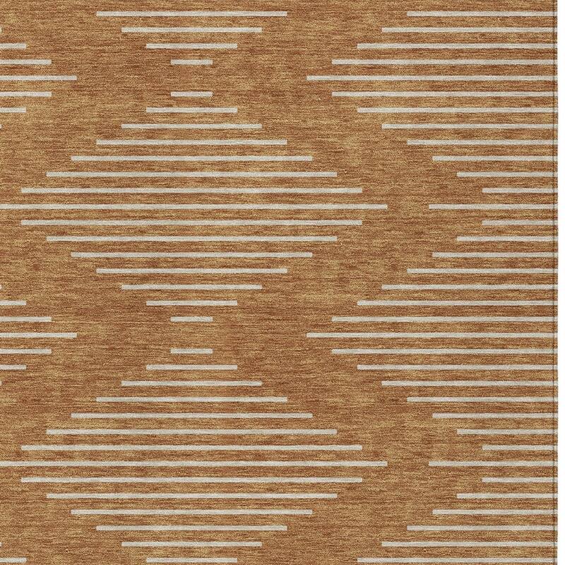 HomeRoots Geometric Transitional Rectangle Outdoor Rug