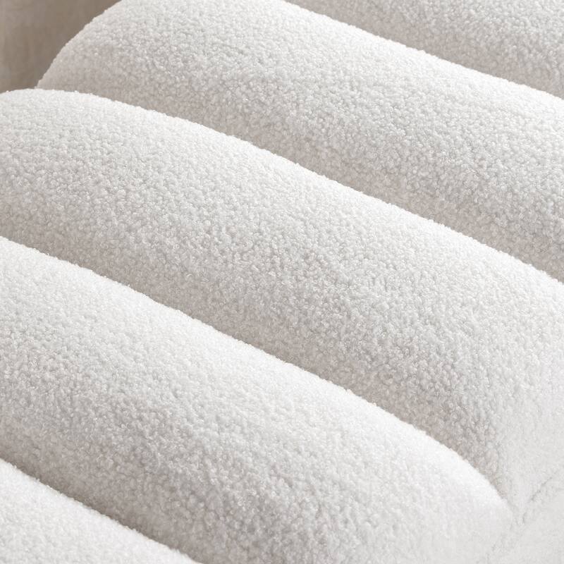 Exquisite Velvet Upholstered Footrest, Bedroom End of Bed Stool Leisure Stool Corridor Stool for Living Room Foyer