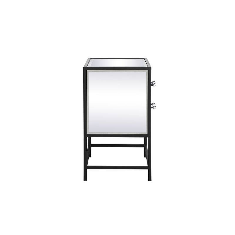 Modern Mirrored End Table