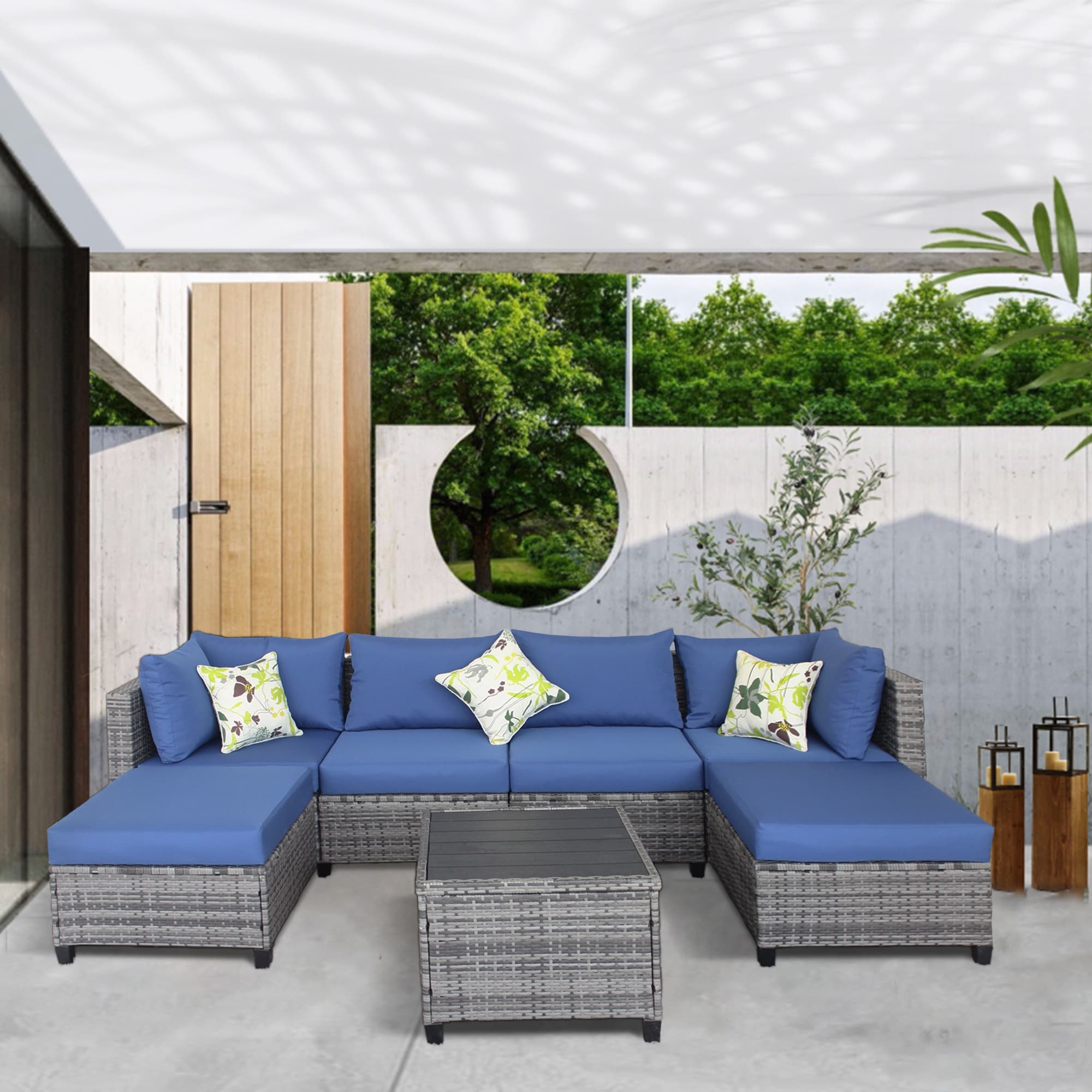 Thick cushion deals outdoor sectional