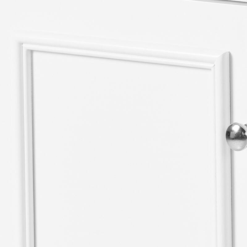 30-Inch bathroom vanity cabinet with ceramic basin