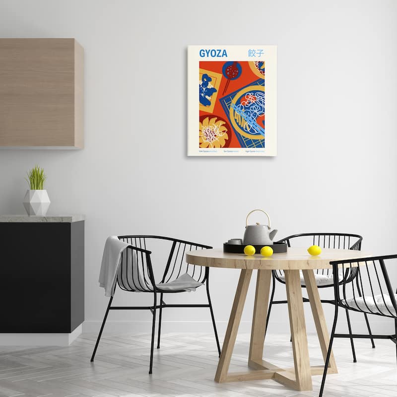Stupell Japanese Gyoza Meal Canvas Wall Art Design By Victoria Barnes