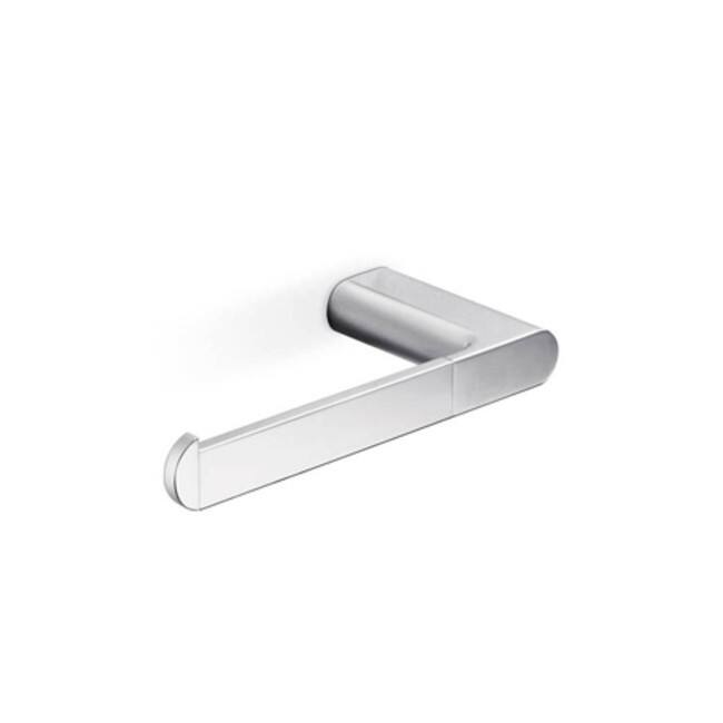 WS Bath Collections Mito Wall Mounted Spring Hook Toilet Paper Holder - Polished Chrome