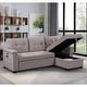 preview thumbnail 12 of 16, Ashlyn Reversible Sleeper Sofa with Storage Chaise