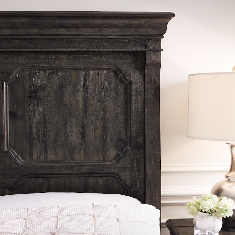 Magnussen Home Bellamy Peppercorn Panel Headboard