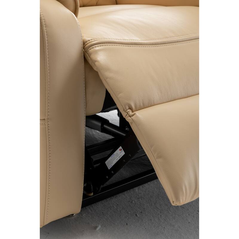 Oversized Electric Lift Recliner with OKIN Motor, Infinite Recline to 180°, Extra-Wide Seat, and Convenient Side Storage