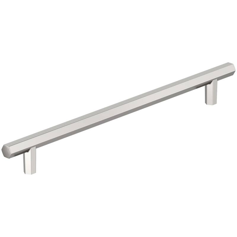 Amerock BP36959 Caliber 8-13/16" Center to Center Bar Cabinet Pull - Polished Nickel