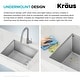 preview thumbnail 16 of 162, KRAUS Kore Workstation Undermount Stainless Steel Kitchen Sink
