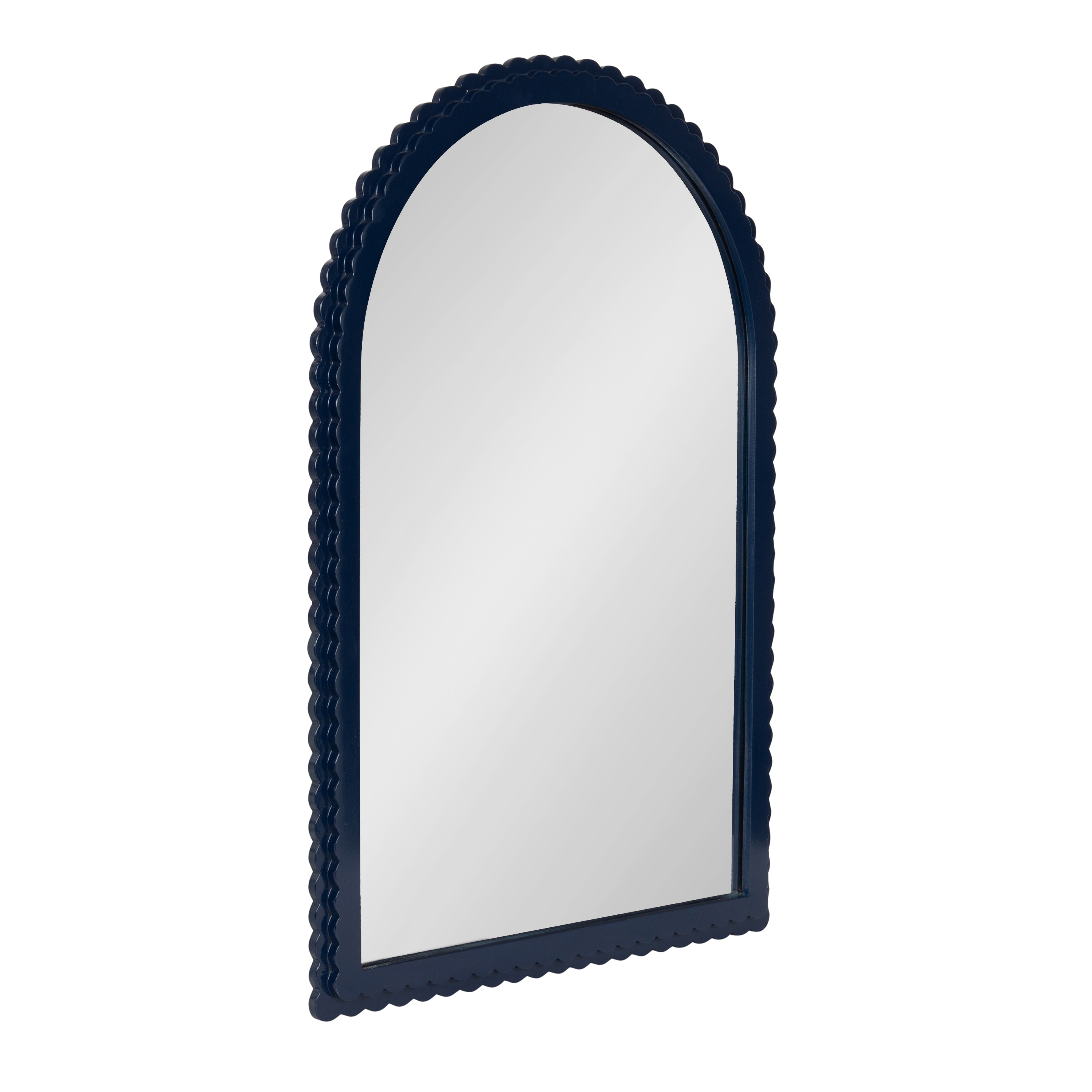 Kate and Laurel Scallia Wooden Arch Mirror