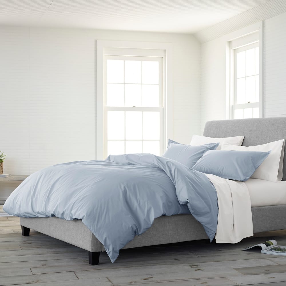 Clean Design Home T300 Percale Duvet Set