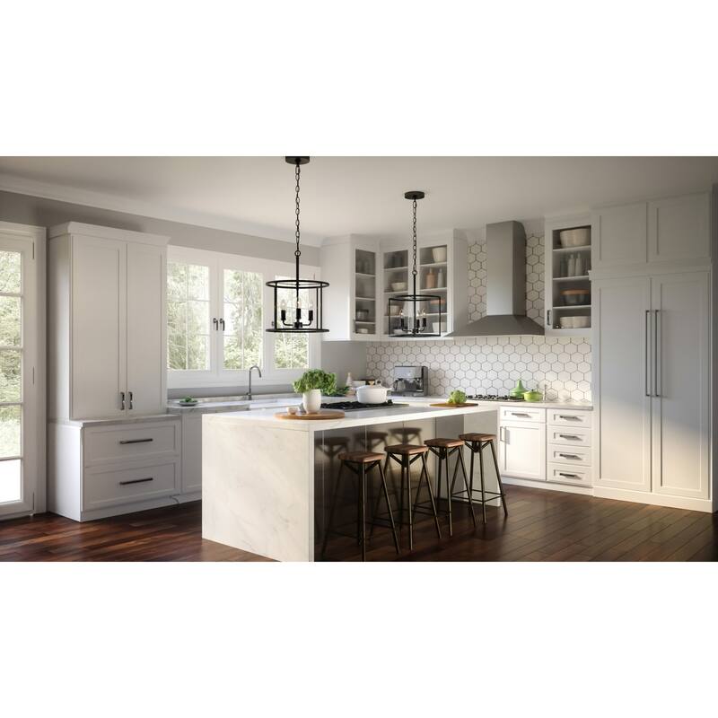 Bellevue Della 3 Light 14" Wide Taper Candle Pendant