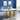 71" Kitchen & Dining Room Tables for 6, Modern Rectangular Dining Table, White and Gold
