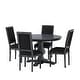 preview thumbnail 55 of 62, Remuda Upholstered 5 Piece Circular Dining Set by Christopher Knight Home