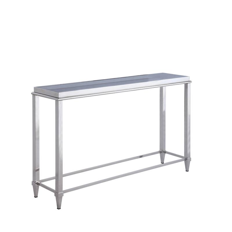 Somette Sofa Table with Glass Top