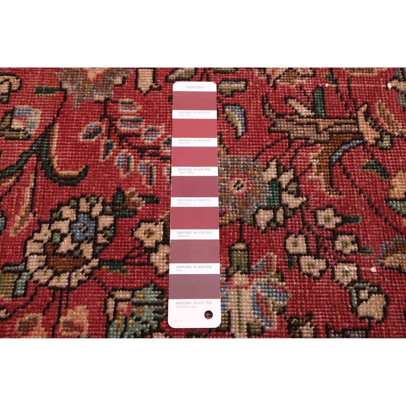 ECARPETGALLERY Hand-knotted Antalya Vintage Red Wool Rug - 7'8 x 10'6
