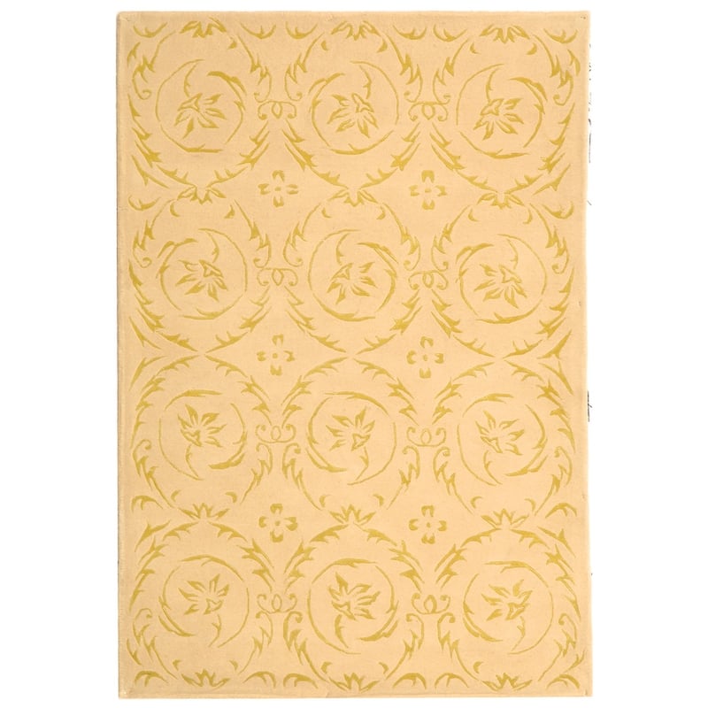 SAFAVIEH Handmade French Tapis Pragya Shabby Chic Oriental Wool - 4' x 6' - Assorted - Runner/Rectangle