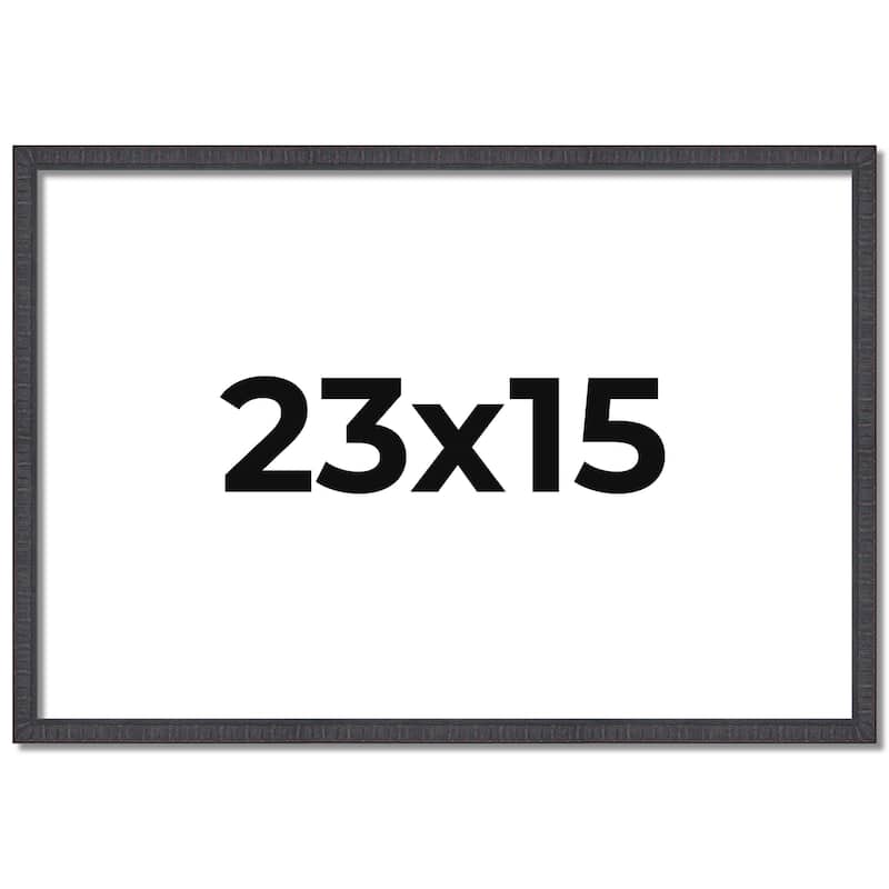 23x15 Frame Brown Picture Frame - Complete Modern Photo Frame Includes