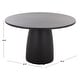 preview thumbnail 7 of 28, SAFAVIEH Outdoor Tina 47.2-Inch Round Pedestal Dining Table - 47" W x 47" D x 30" H