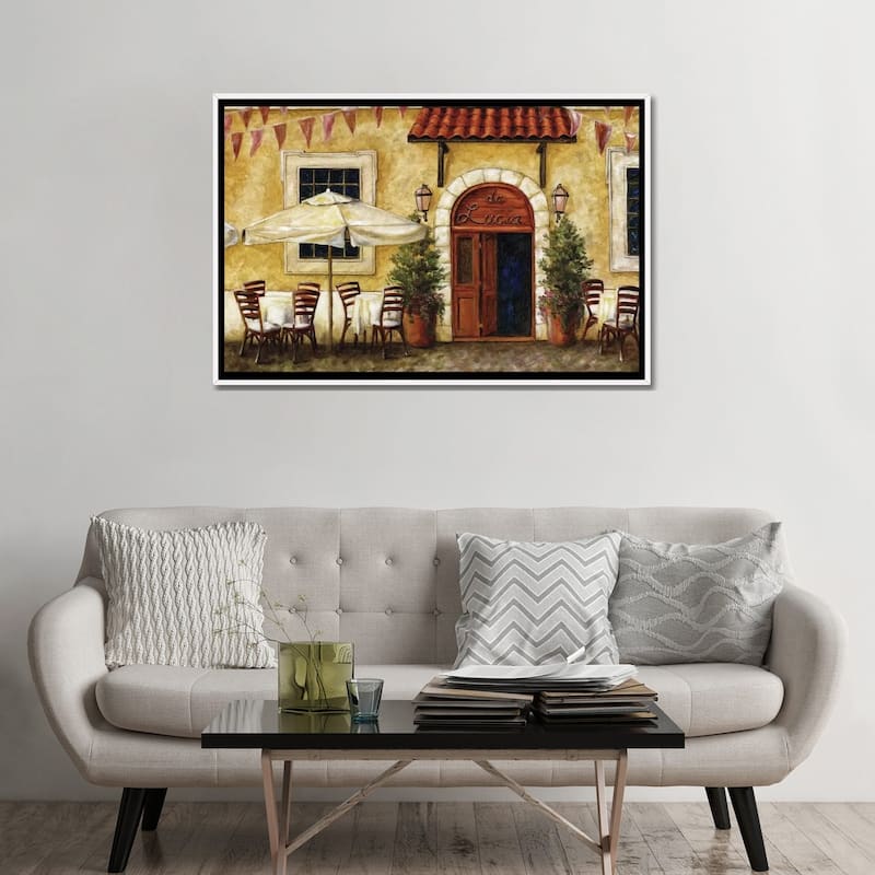 iCanvas "Cafe XIV" by Malenda Trick Framed Canvas Print