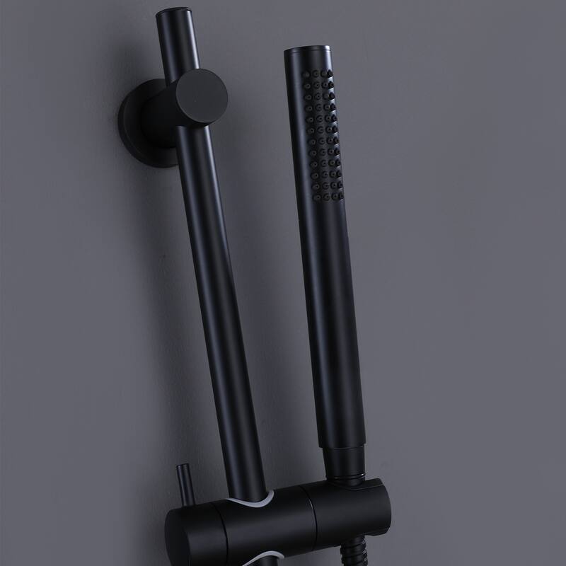Single Function Wall Mounted Adjustable Handheld Shower Head With Slide Bar