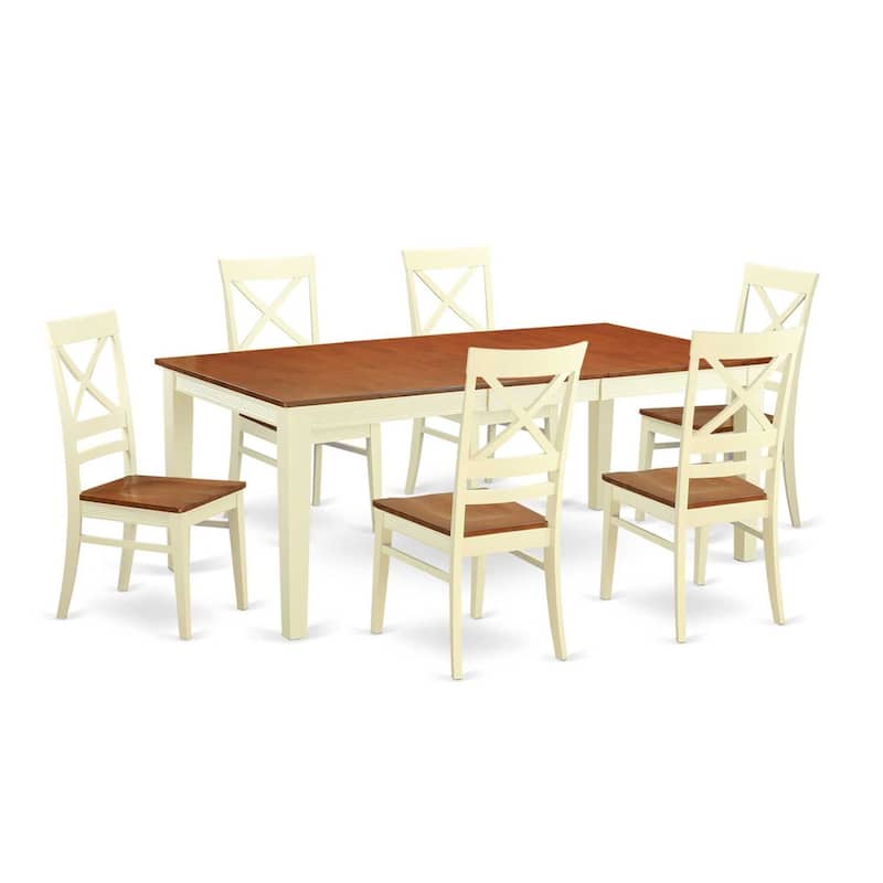 Modern Dining Set - Table & Chairs - Kitchen, Eat-In, Rectangular Design